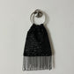 Sequin fringe bag | Black