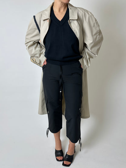Capri trousers | Black