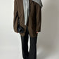 Relaxed blazer | Dark Brown