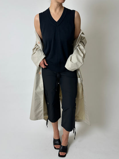Capri trousers | Black