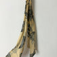 Sheer floral scarf | Butter / grey