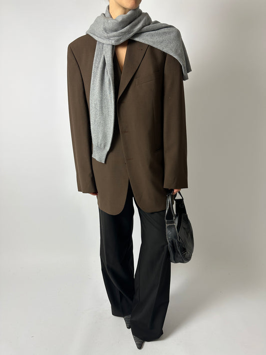 Relaxed blazer | Dark Brown