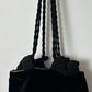 Handmade velvet bag | Black