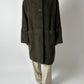 Wool mohair coat | Dark green