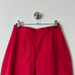 Capri stretch trousers | Red