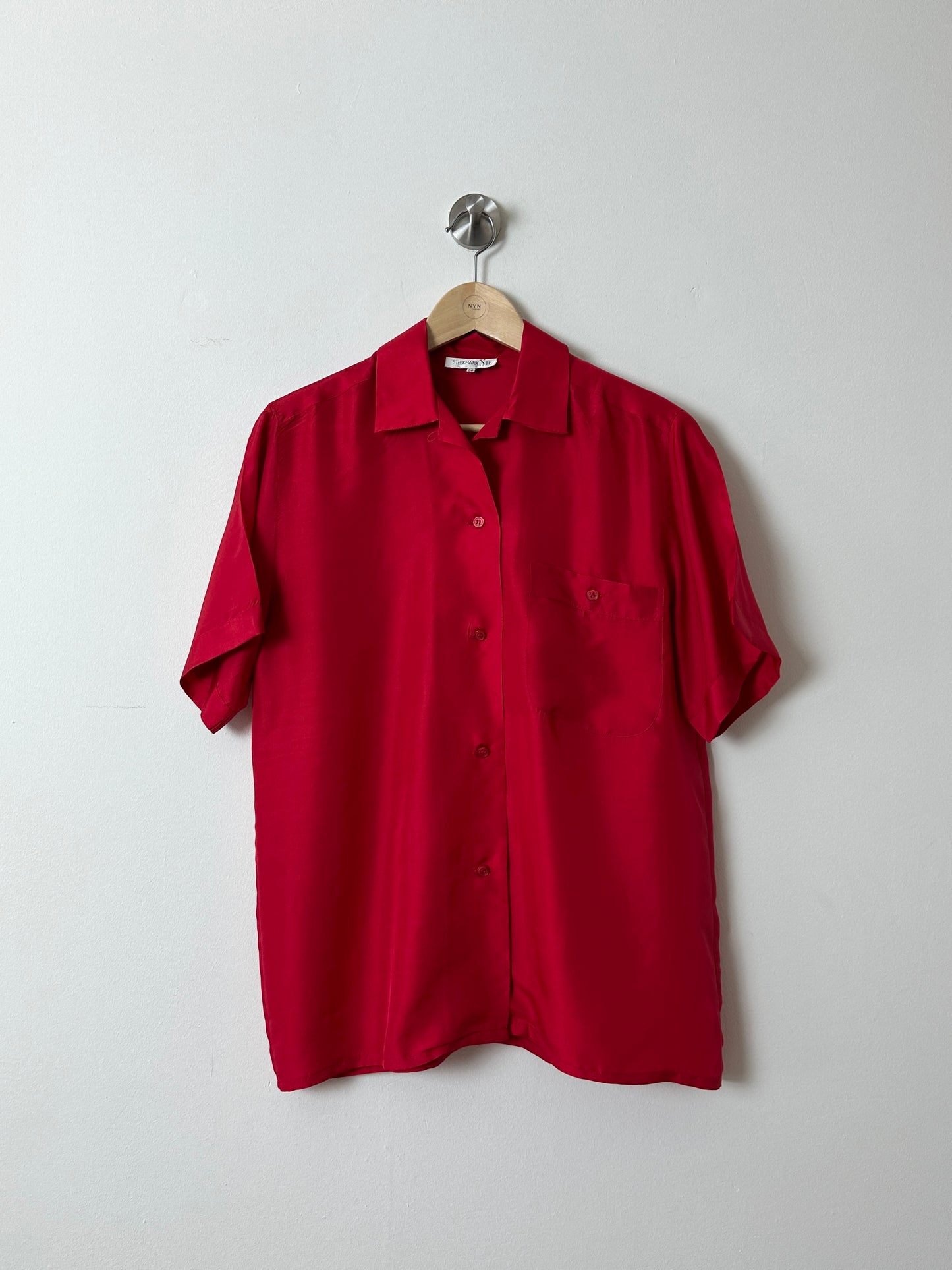 Silk blouse | Red