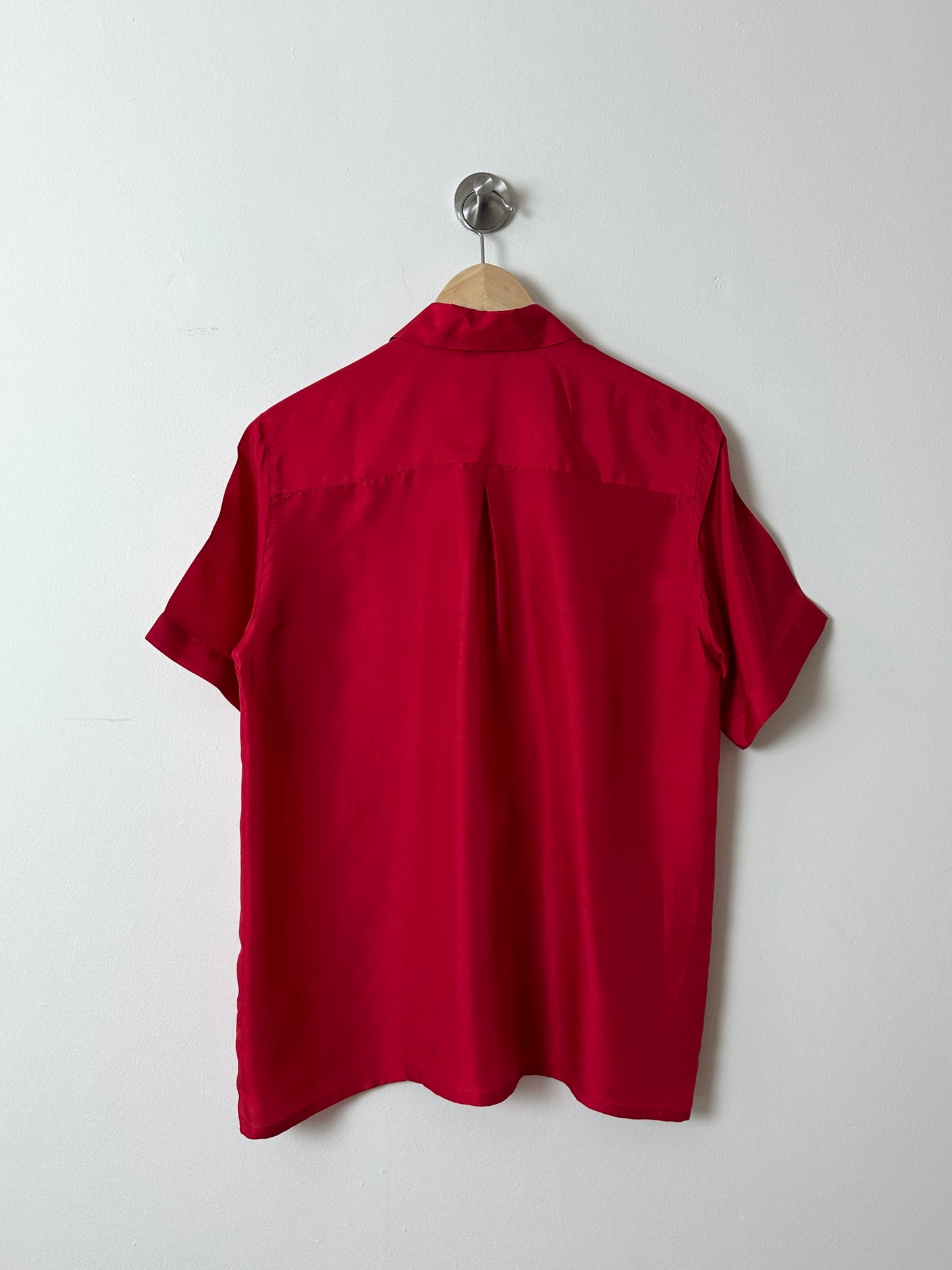 Silk blouse | Red