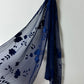 Sheer scarf | Navy