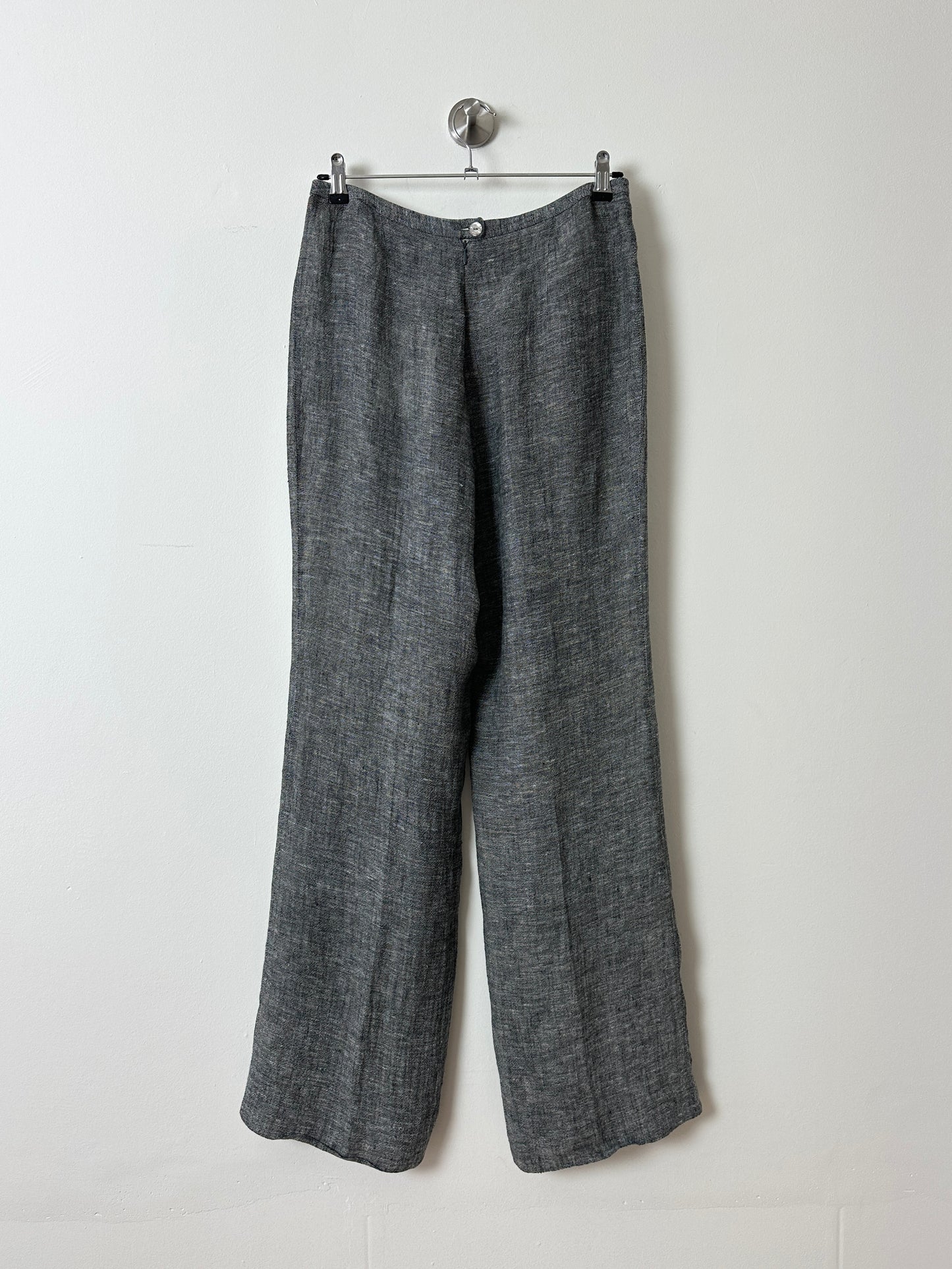 Wide leg trousers | Grey melee