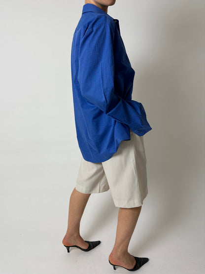 Oversized shirt | Bright blue