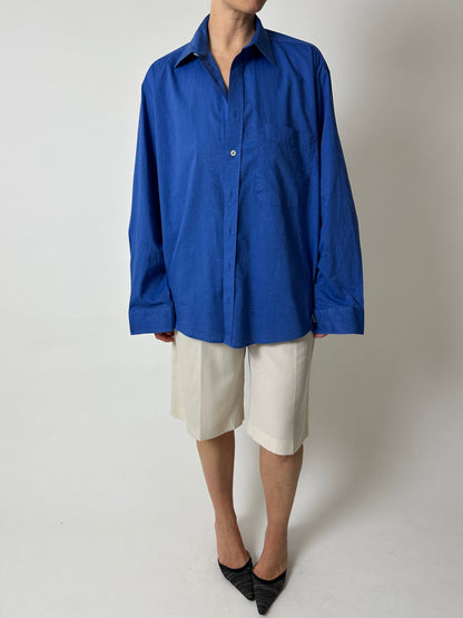 Oversized shirt | Bright blue