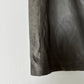 Leather mini skirt | Grey