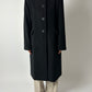 Long wool coat | Black