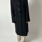 Long wool coat | Black