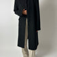 Long wool coat | Black
