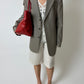 Relaxed fit blazer | Taupe grey