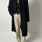 Long wool coat | Black
