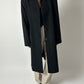 Long wool coat | Black