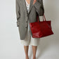 Relaxed fit blazer | Taupe grey
