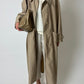 Long trench coat | Soft beige