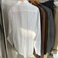 Oversized tailored shirt | White