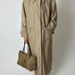 Long trench coat | Soft beige