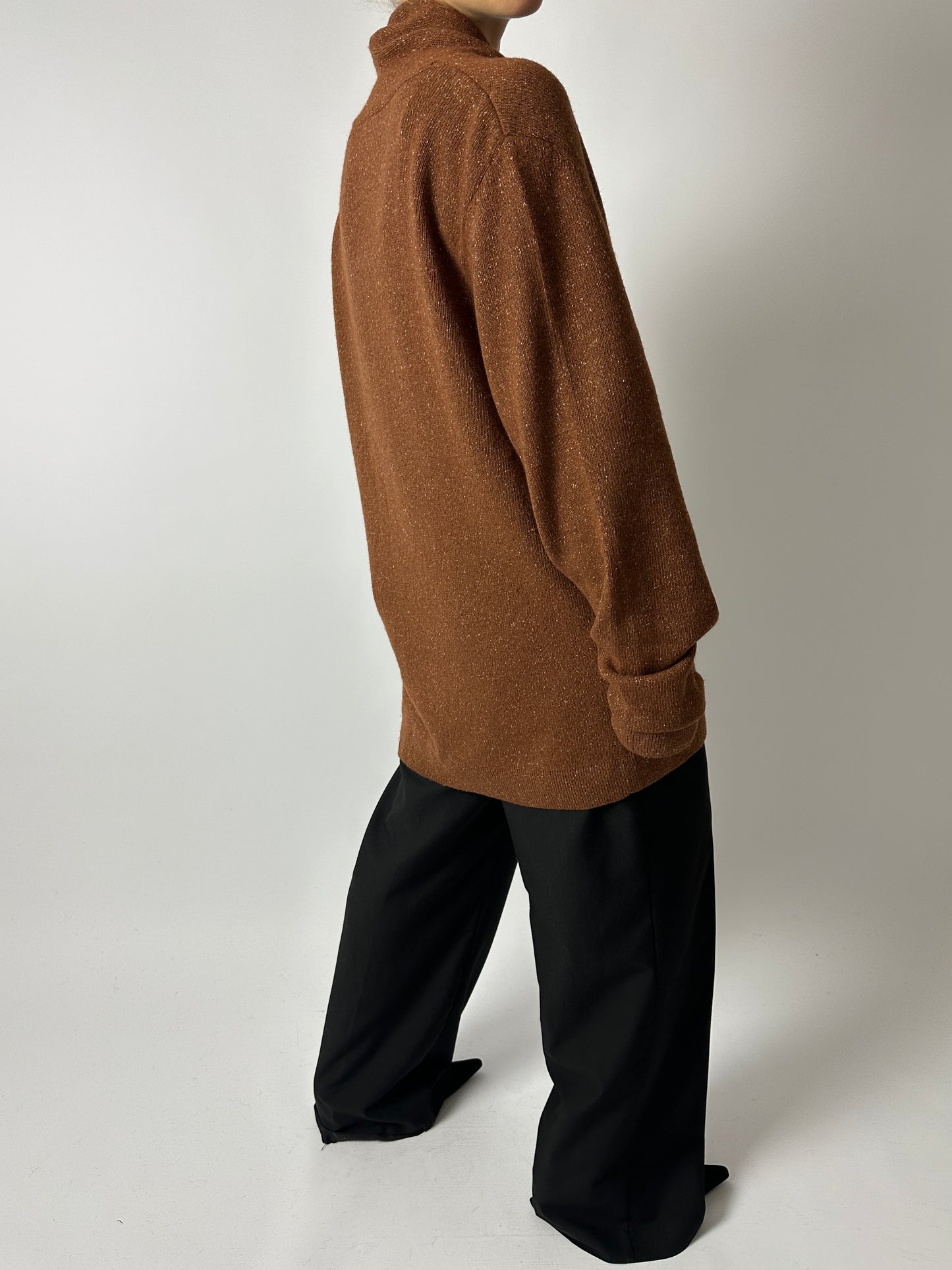 Hugo Boss wool sweater | Chestnut