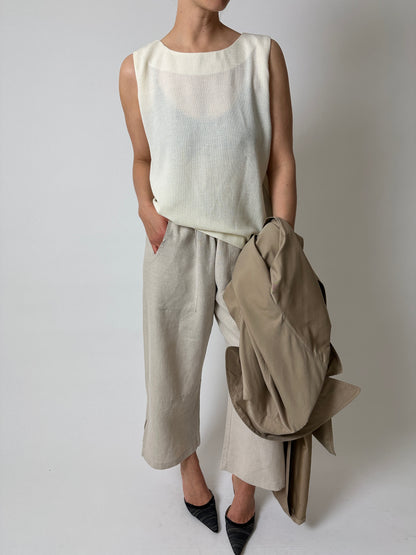 Woven top | Off white