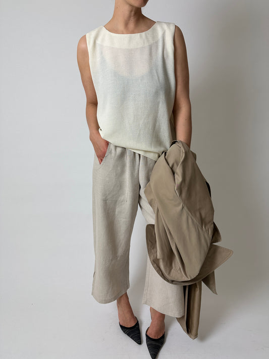 Woven top | Off white