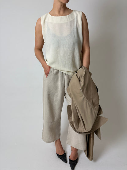 Woven top | Off white