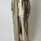 Long trench coat | Soft beige