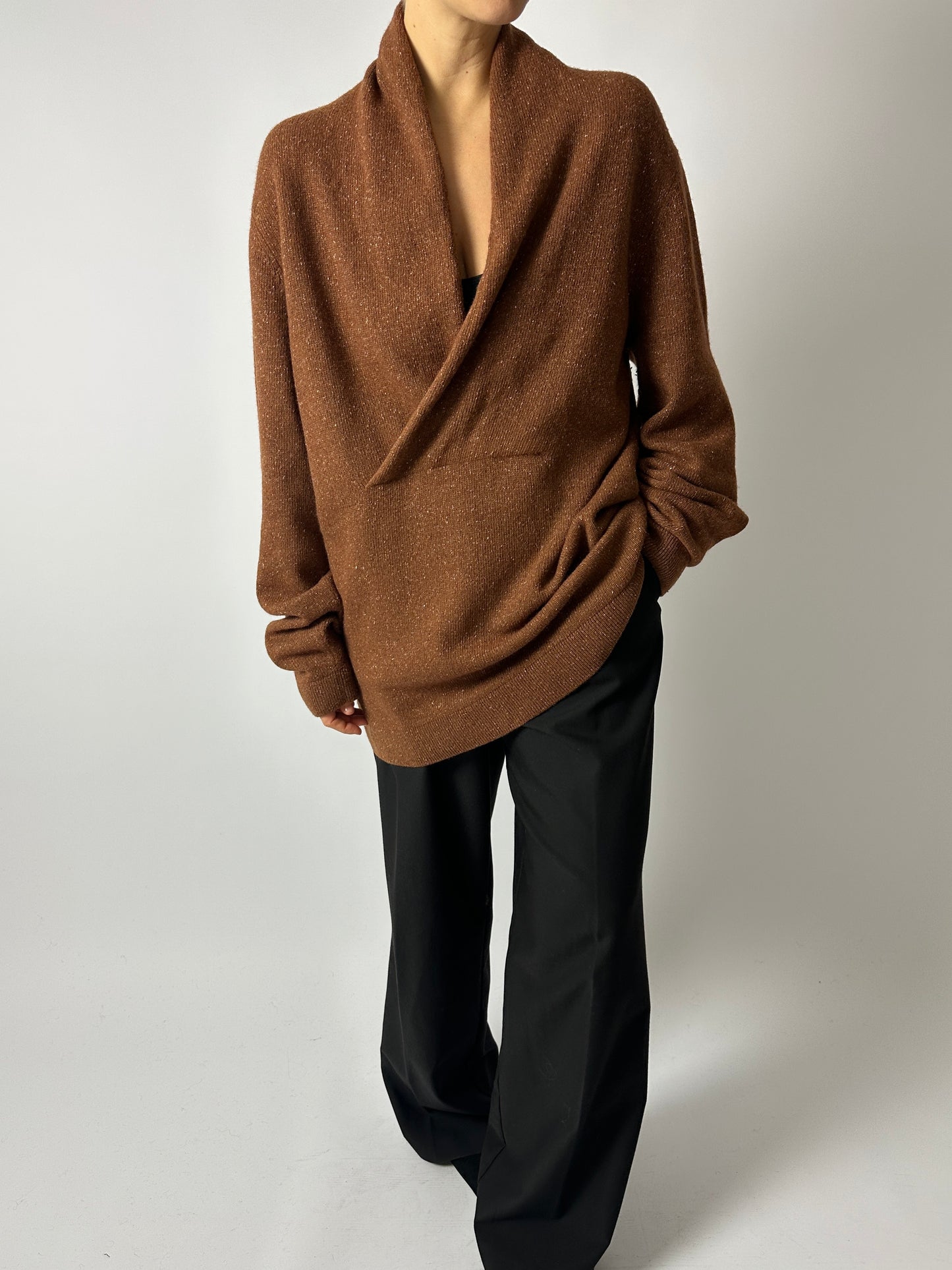 Hugo Boss wool sweater | Chestnut