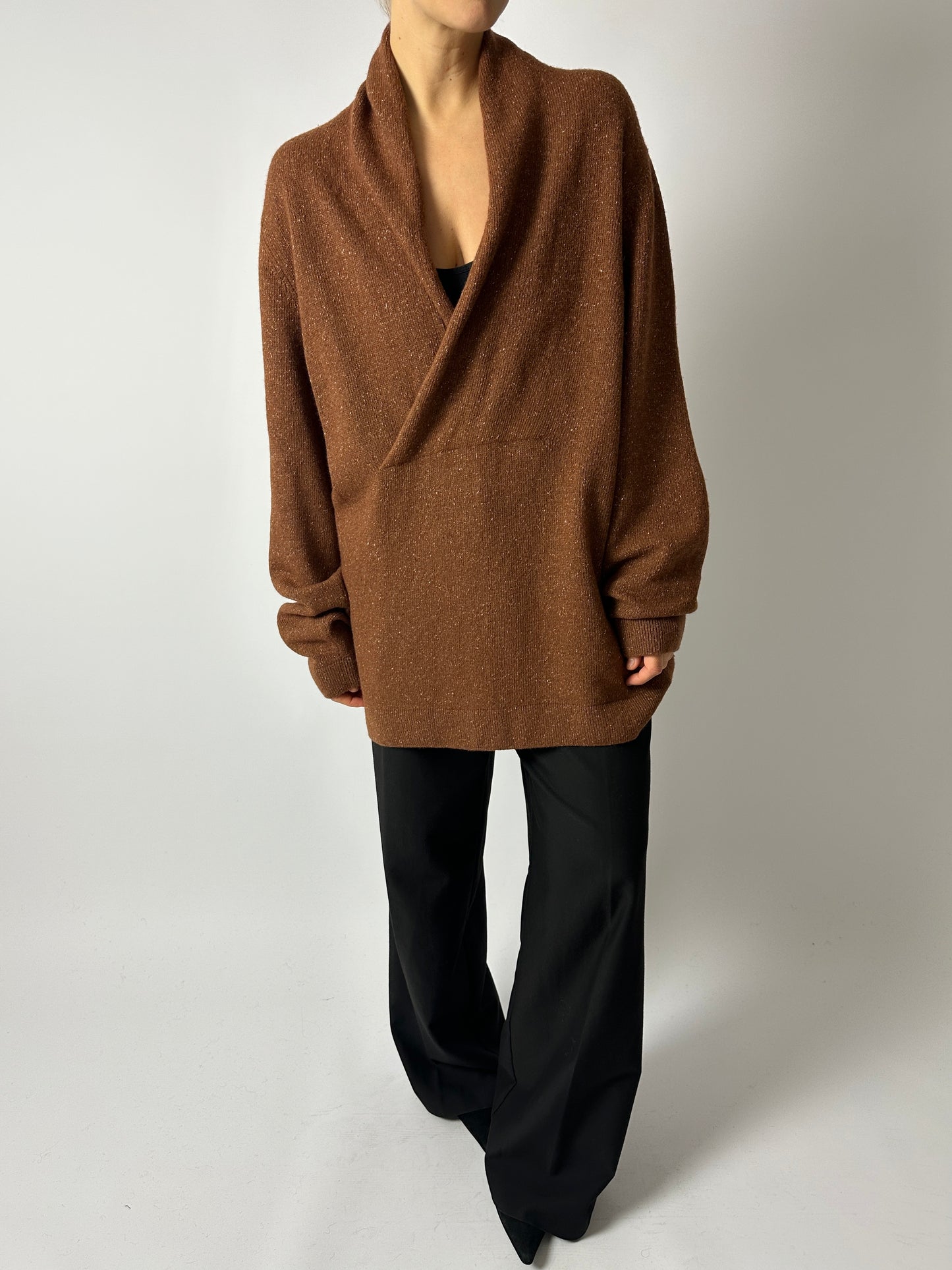 Hugo Boss wool sweater | Chestnut