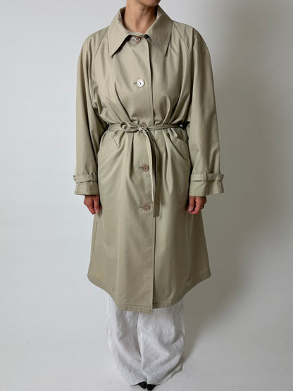 Long trench coat | Sand beige