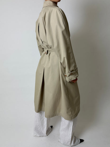 Long trench coat | Sand beige