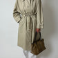 Long trench coat | Sand beige
