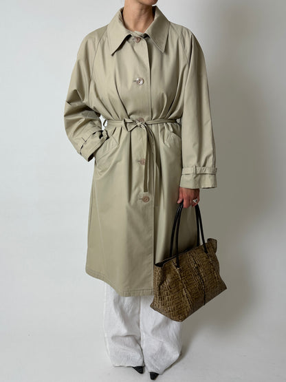 Long trench coat | Sand beige