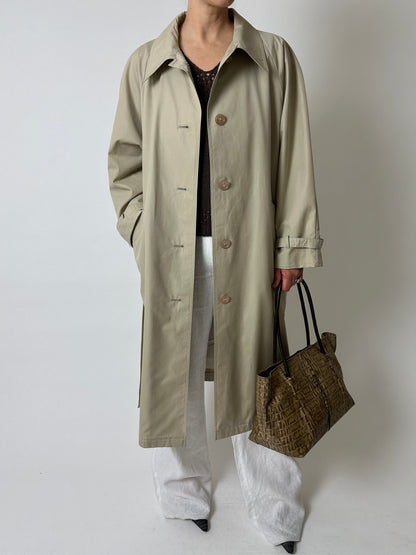 Long trench coat | Sand beige