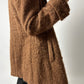 Double-breasted Alpaca coat | Chestnut
