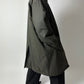 Long wax coat | Forest green