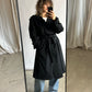 Oversized trench coat | Black
