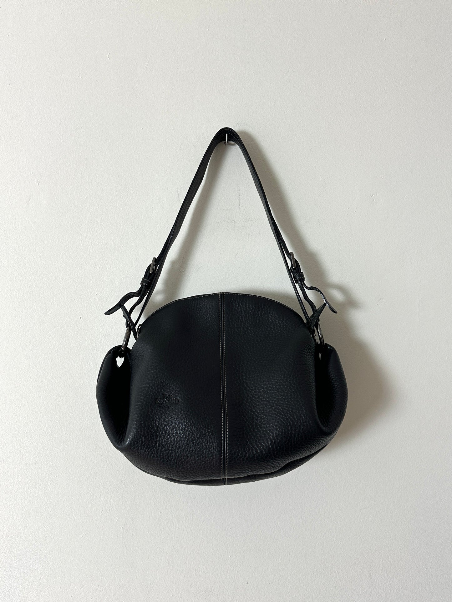 Leather shoulder bag | Black