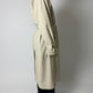Long trench coat | Soft ecru