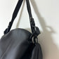 Leather shoulder bag | Black