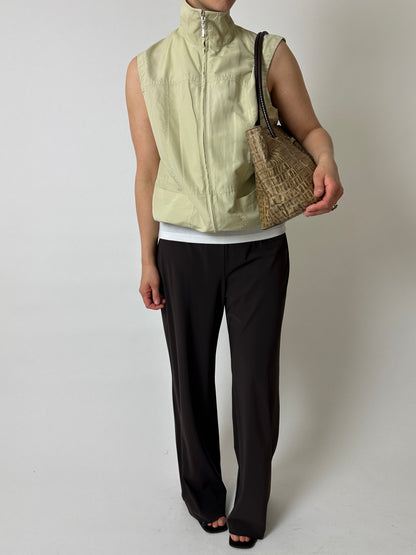 Zip sleeveless vest | Butter