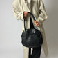 Leather shoulder bag | Black