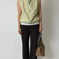 Zip sleeveless vest | Butter