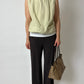 Zip sleeveless vest | Butter