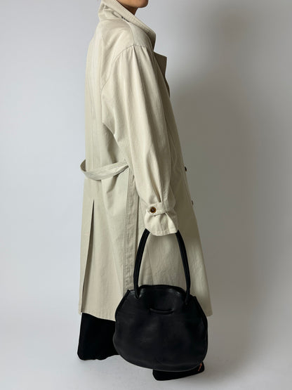 Leather shoulder bag | Black