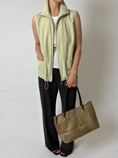 Zip sleeveless vest | Butter
